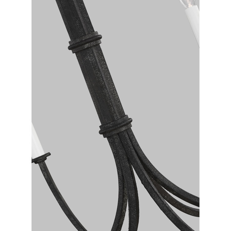 Champlain Iron Oxide 6-Light Candle Style Chandelier
