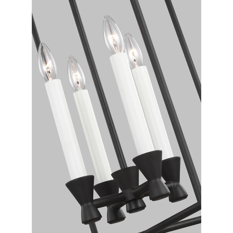 Keystone Aged Iron 4-Light Outdoor Candle Chandelier