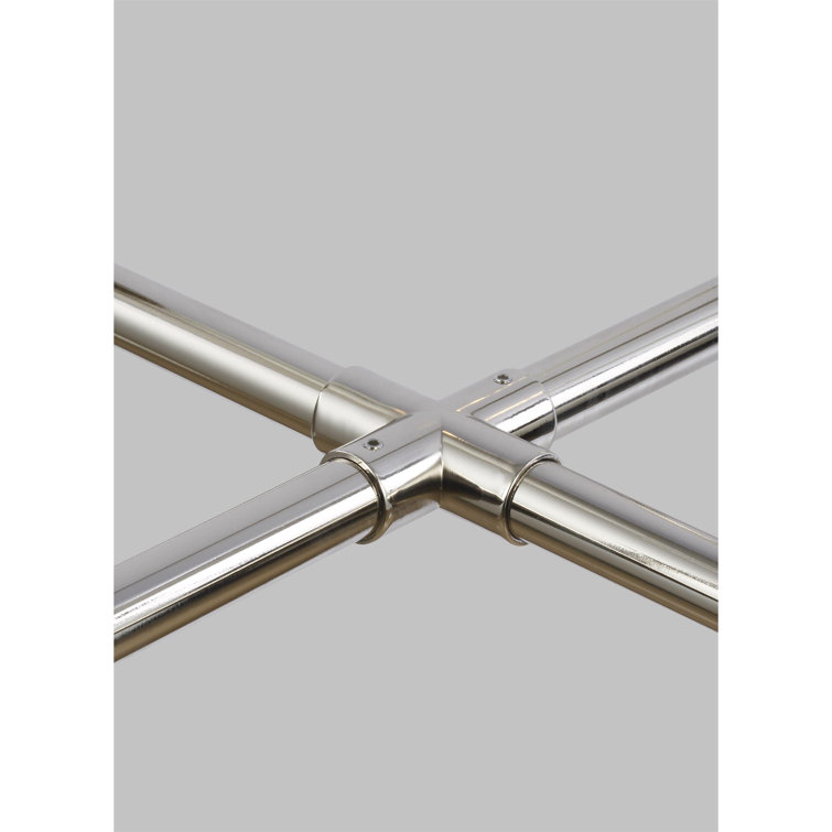Bayview Aged Iron 8-Light Modern Linear Candle Chandelier