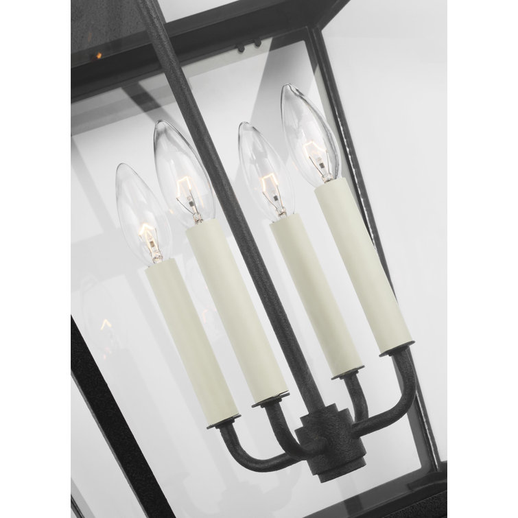 Falmouth Dark Weathered Zinc 4-Light Outdoor Wall Lantern