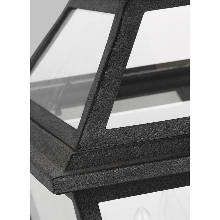 Falmouth Vintage-Inspired 21.63" Dark Weathered Zinc Outdoor Lantern