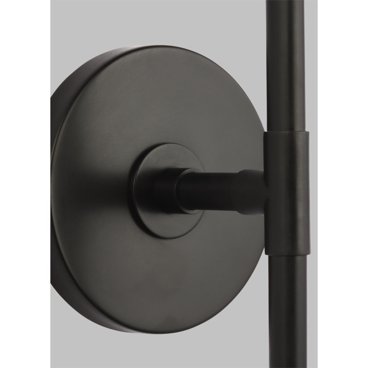 Bayview Aged Iron Dimmable Outdoor Wallchiere, 24.38"