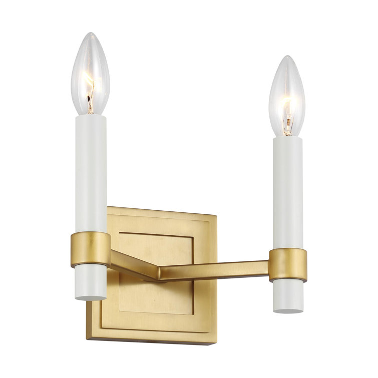 Marston 6.5'' Dimmable Brass Candle Wall Sconce