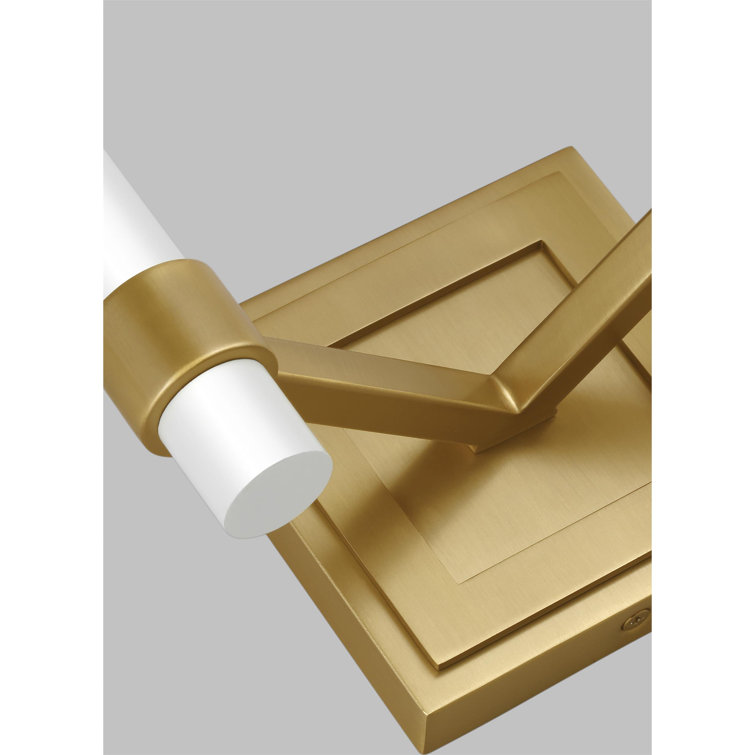 Marston 6.5'' Dimmable Brass Candle Wall Sconce