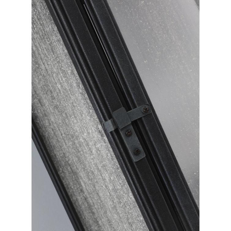 Dark Weathered Zinc Outdoor Metal Lantern Head