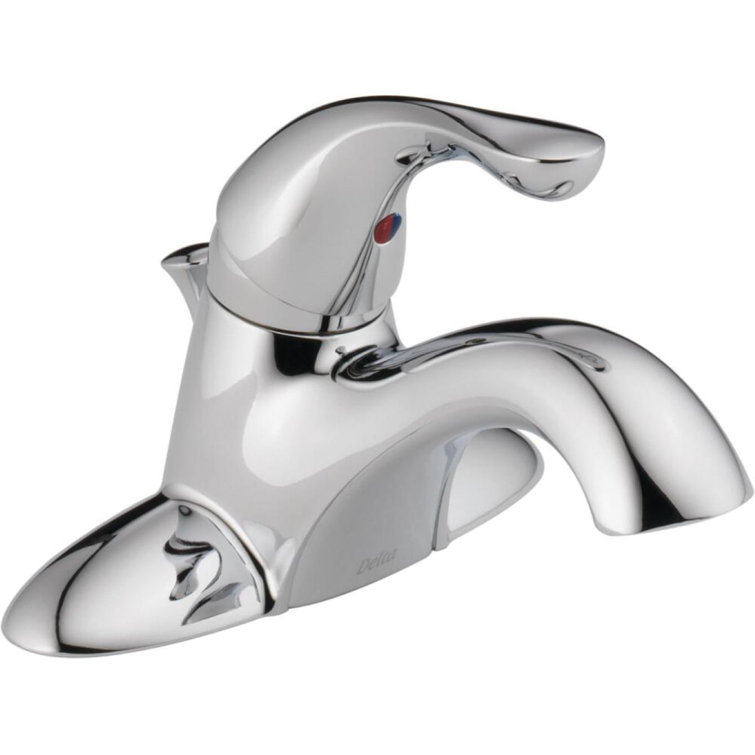 Classic Chrome Single Handle Low Arc Bathroom Faucet