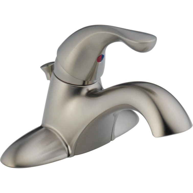Classic Chrome Single Handle Low Arc Bathroom Faucet
