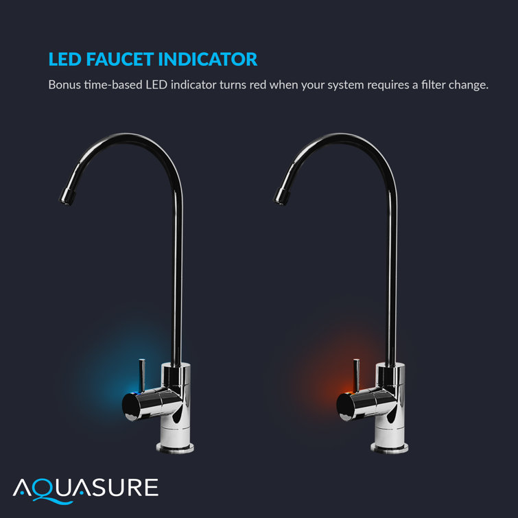 Aquasure Premier Pro 4-Stage Chrome Under-Sink Filtration System