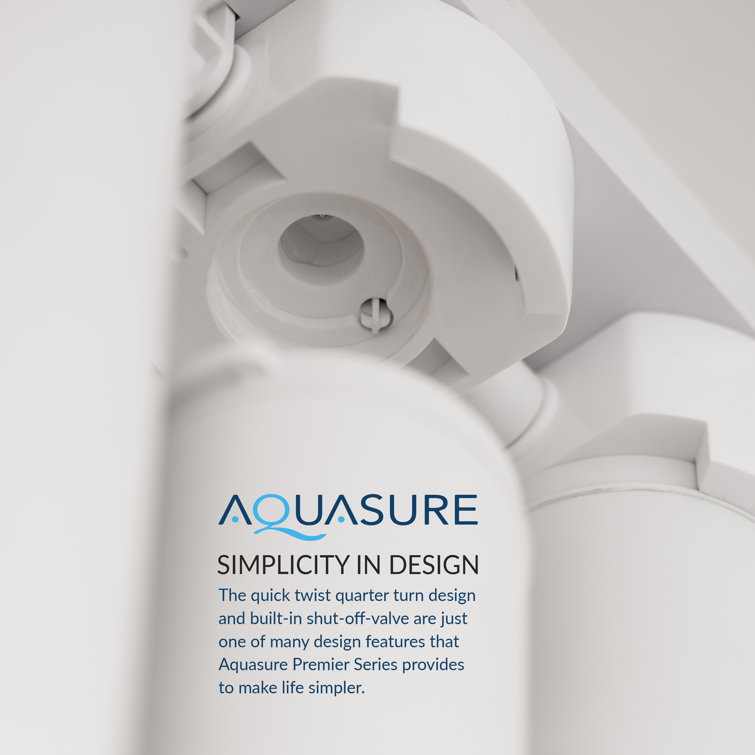 Aquasure Premier Pro 4-Stage Chrome Under-Sink Filtration System