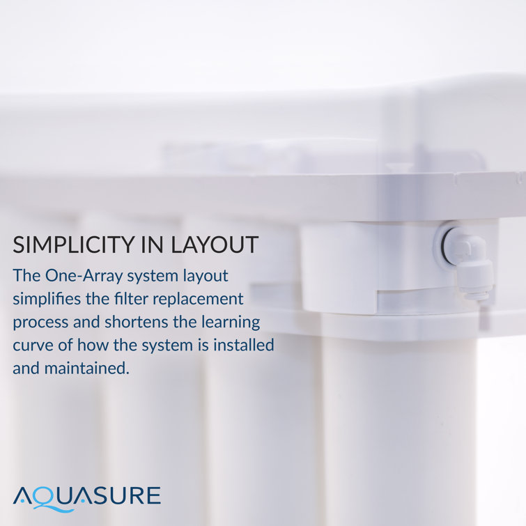 Aquasure Premier Pro 4-Stage Chrome Under-Sink Filtration System