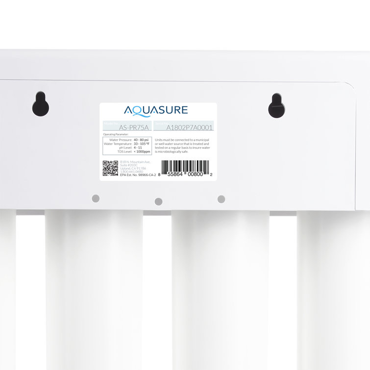 Aquasure 48,000 Grains Whole House Water Softener and RO System