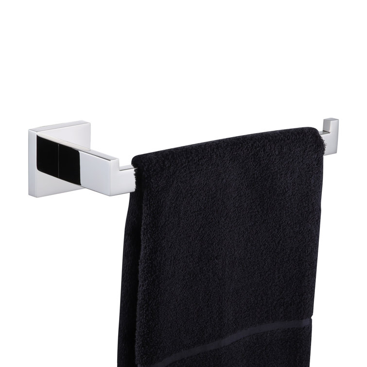 Polished Chrome Wall Mounted Bathroom Hand Towel Holder