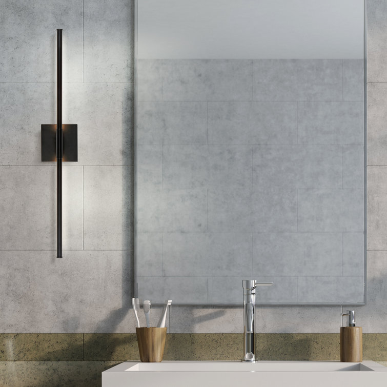 Black Modern Dimmable LED Wall Sconce
