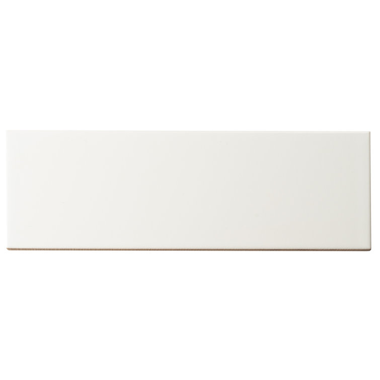 Gullivan 3" x 9" White Glazed Porcelain Subway Tile