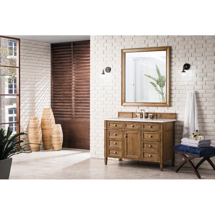 Brittany 47" Saddle Brown Plywood Single Vanity