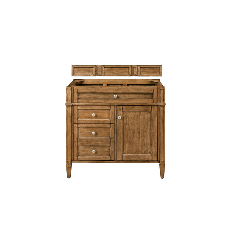 Saddle Brown 36" Single Freestanding Bathroom Vanity Base