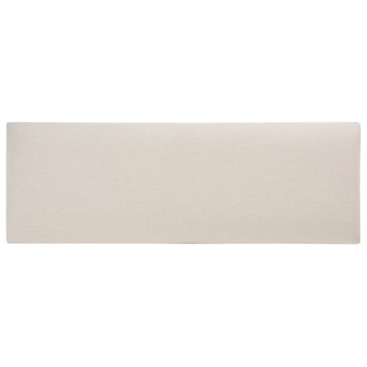Carmelo Coastal-Chic Beige Linen & Black Wood Wrapped Bench