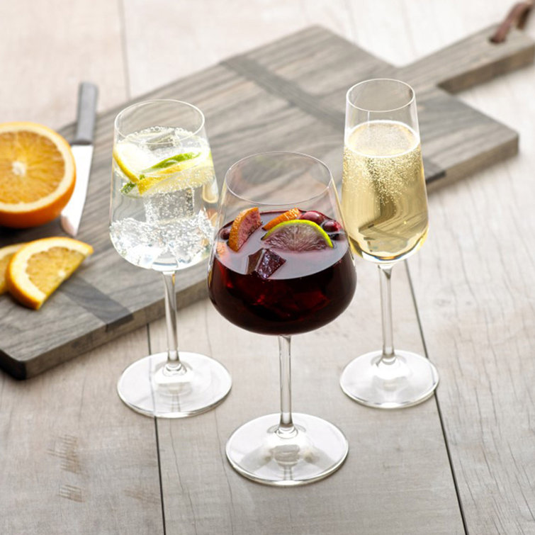 Villeroy & Boch Clear Crystal Champagne Flutes, Set of 4
