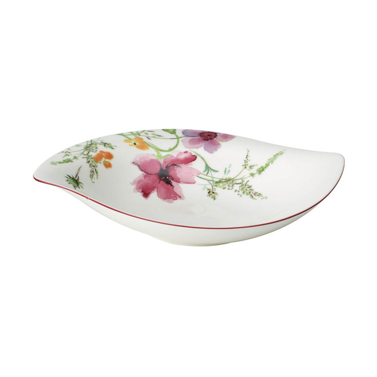 Mariefleur 11.5" Floral Ceramic Deep Bowl