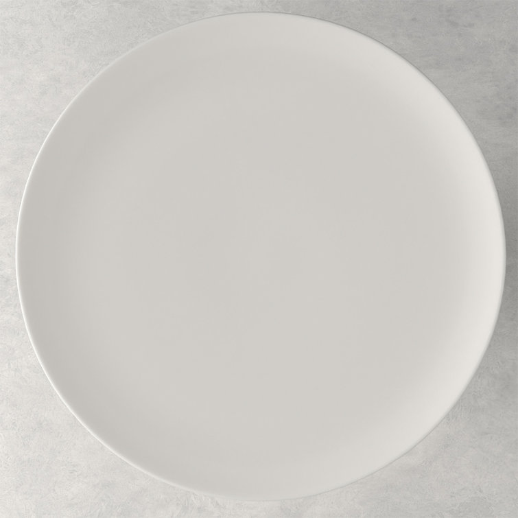 Elegant White Ceramic Pedestal Cake Plate