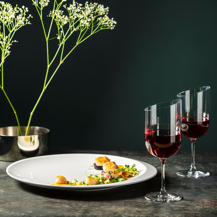Villeroy & Boch NewMoon Asymmetrical Crystal Red Wine Glass Set