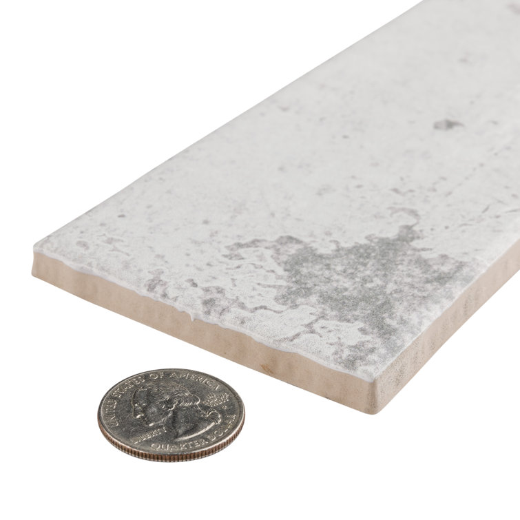 London White 3" x 12" Multi-Finish Ceramic Subway Wall Tile