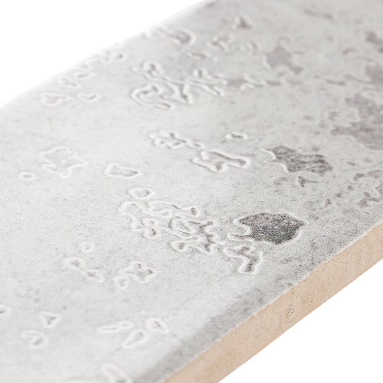 London White 3" x 12" Multi-Finish Ceramic Subway Wall Tile