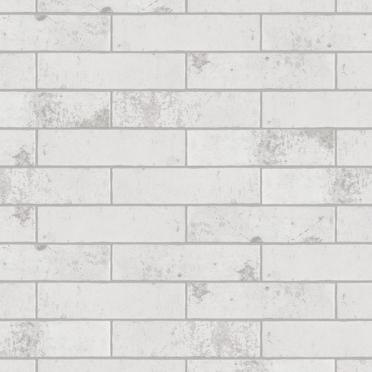 London White 3" x 12" Multi-Finish Ceramic Subway Wall Tile