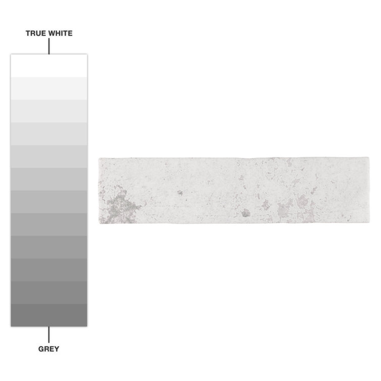 London White 3" x 12" Multi-Finish Ceramic Subway Wall Tile