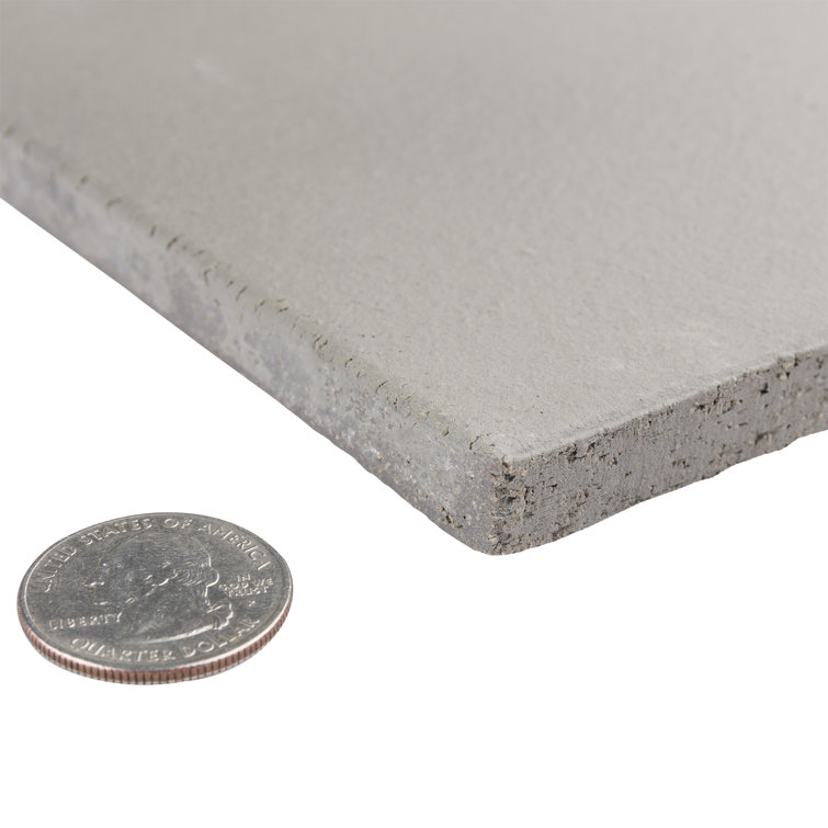 Quarry 6" x 6" Matte Gray Ceramic Floor and Wall Tile
