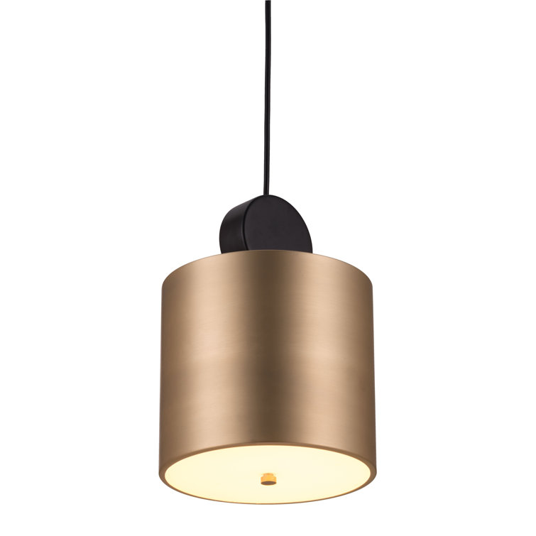 Myson 9'' Contemporary Gold LED Pendant Light