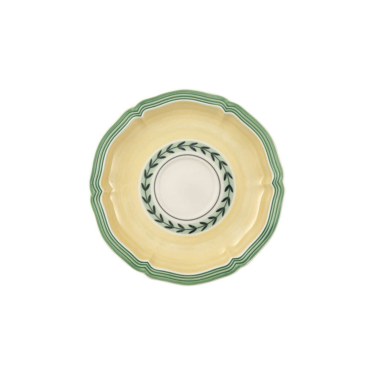 French Garden Fleurence Porcelain Floral Tea Saucer