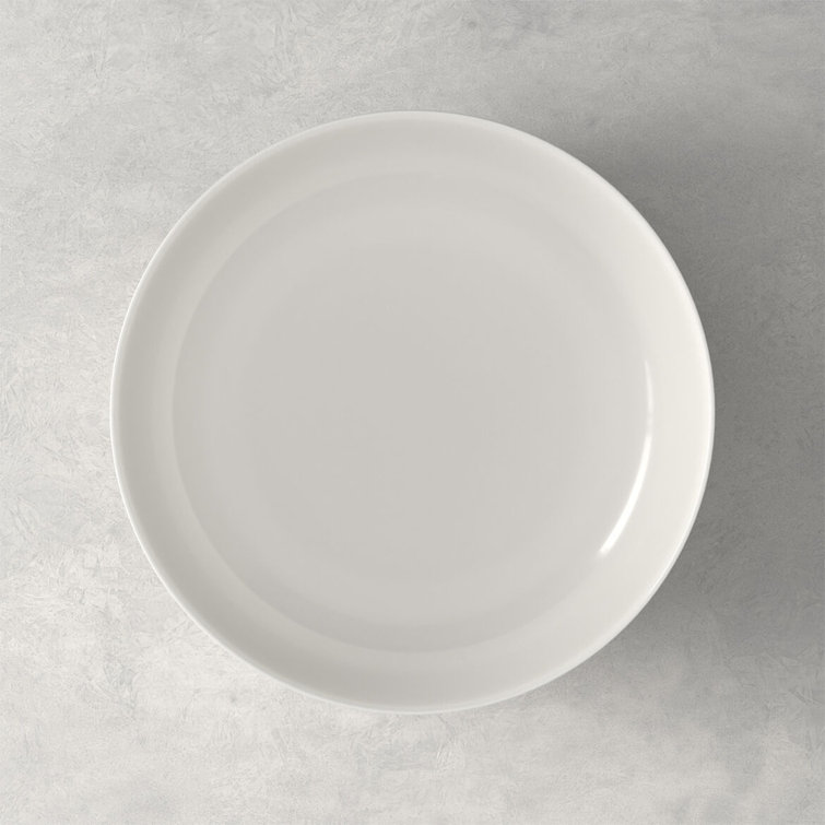 White Premium Porcelain Round Serving Bowl for Salad and Dessert