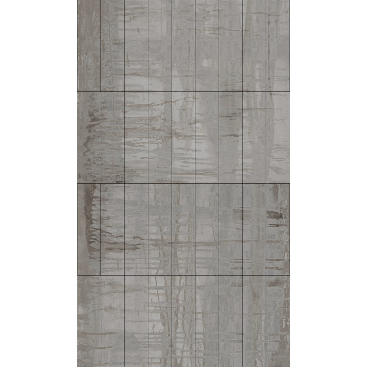 Homage 3" x 12" Brown Glazed Porcelain Subway Tile