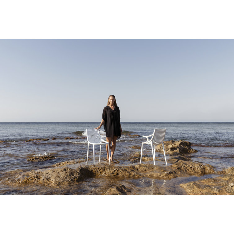Pickle Green Recycled Plastic Armless Dining Chair