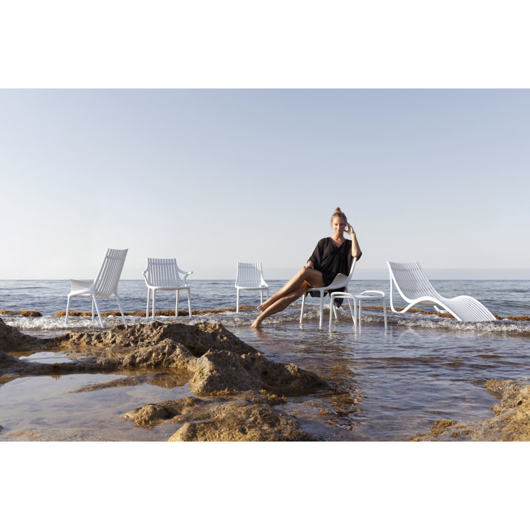 Pickle Green Recycled Plastic Armless Dining Chair