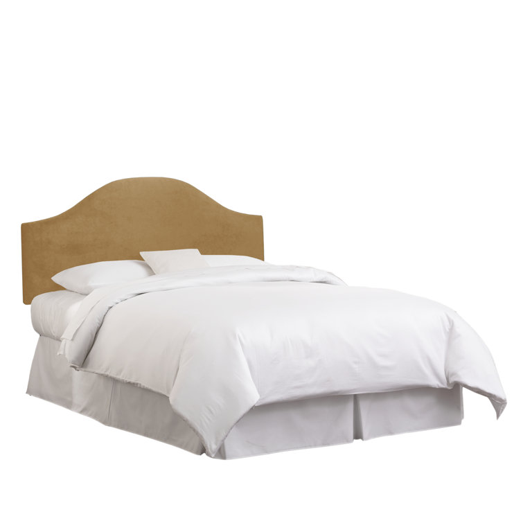 Classic Berry Velvet Upholstered Queen Headboard