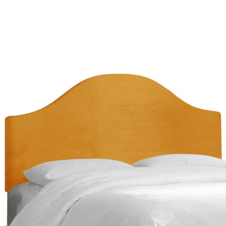 Classic Berry Velvet Upholstered Queen Headboard