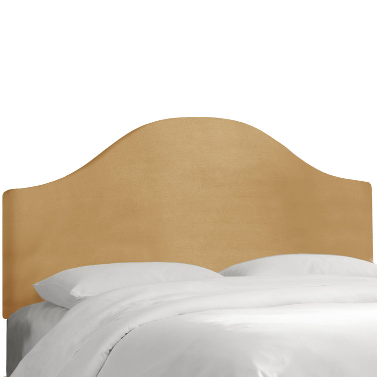 Classic Berry Velvet Upholstered Queen Headboard