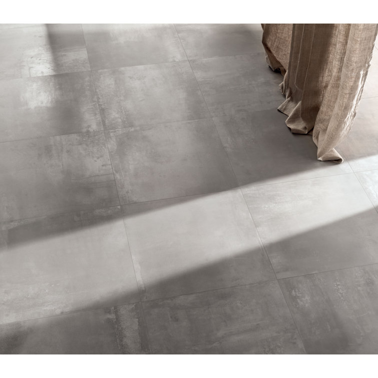 Lawrence 12" x 24" Matte Gray Porcelain Tile