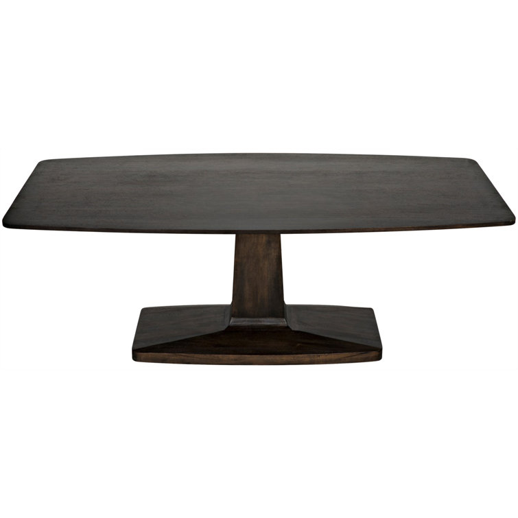 Mid-century Modern Travis Extendable Solid Walnut Dining Table