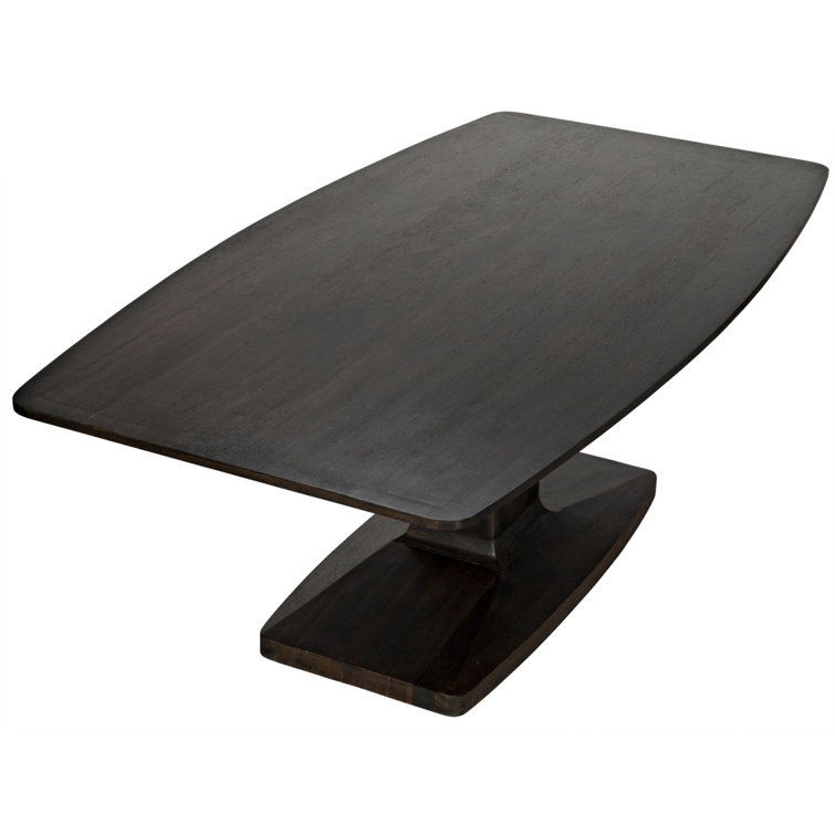 Mid-century Modern Travis Extendable Solid Walnut Dining Table