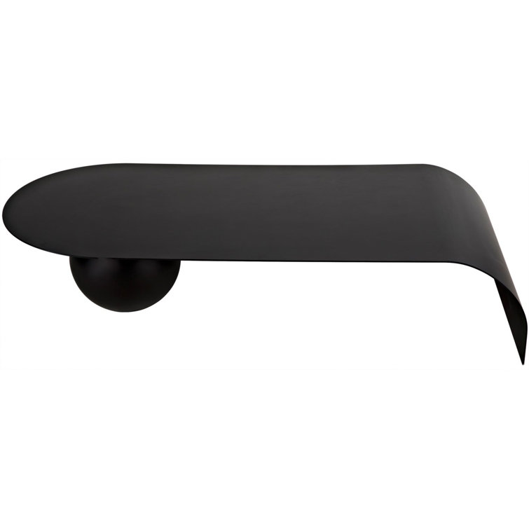 Rosario 72" Black Metal Coffee Table