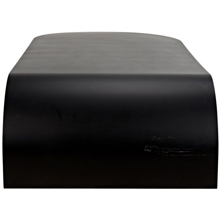 Rosario 72" Black Metal Coffee Table