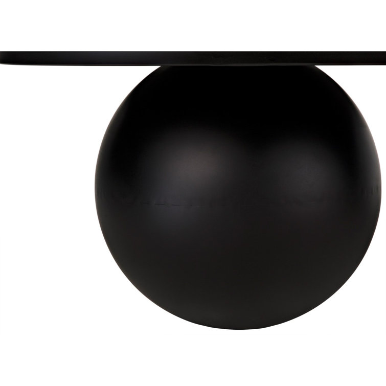 Rosario 72" Black Metal Coffee Table