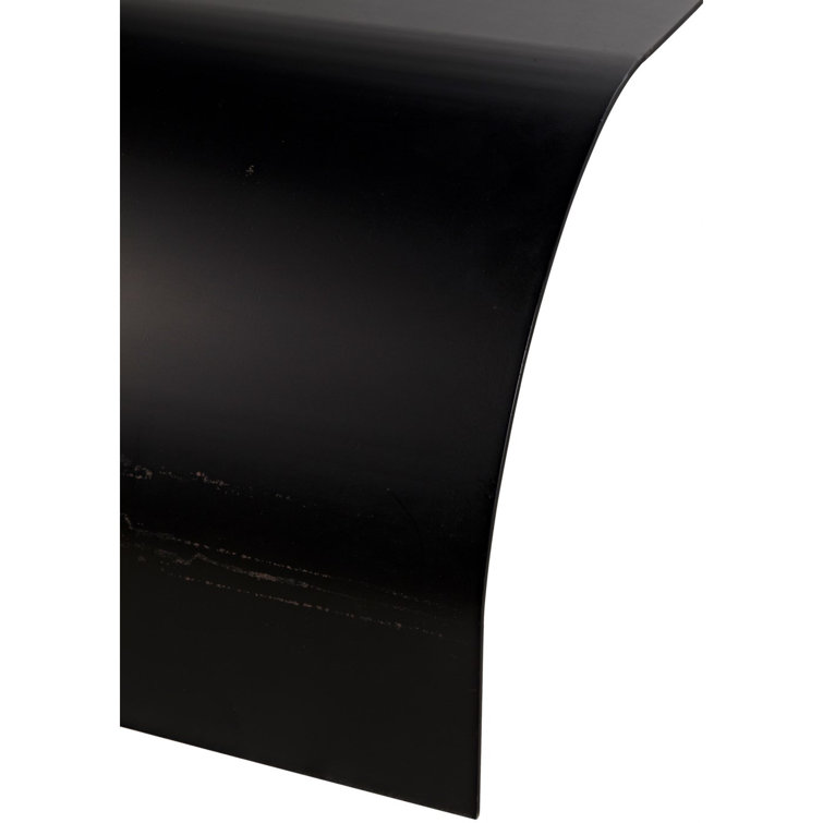 Rosario 72" Black Metal Coffee Table