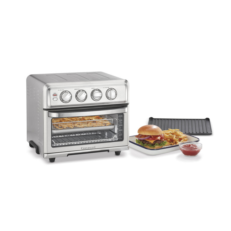 Compact Stainless Steel Air Fryer Toaster Oven with Grill