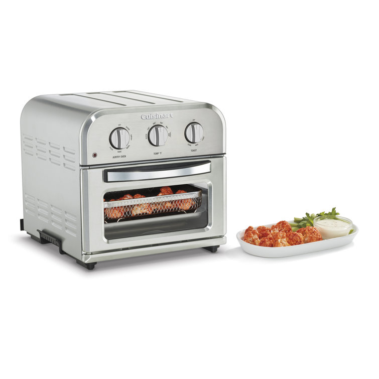 Compact Stainless Steel Air Fryer Toaster Oven