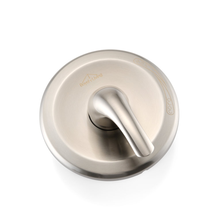 Brushed Nickel Wall-Mounted Pressure Balance Shower Valve