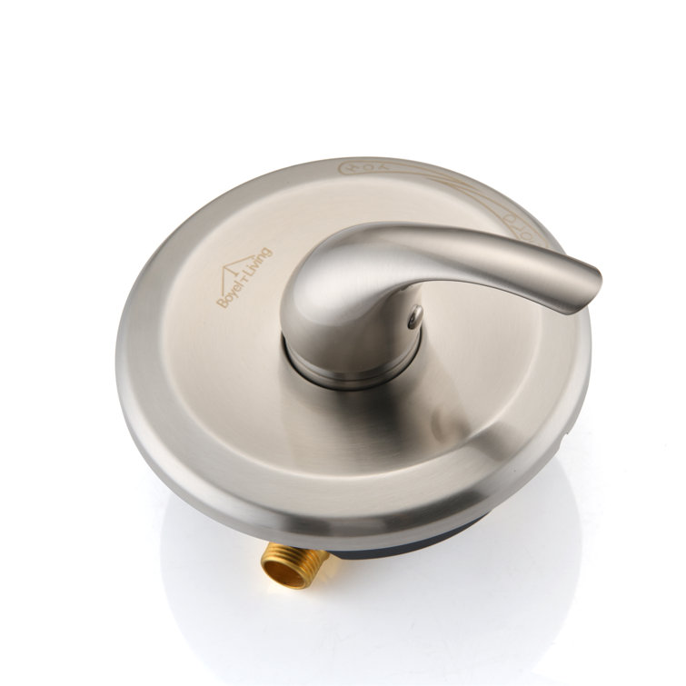 Brushed Nickel Wall-Mounted Pressure Balance Shower Valve